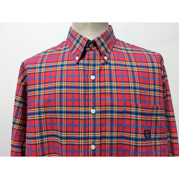 CINCH Long Sleeve Shirt Mens Size Large Plaid Cowboy Rodeo - Picture 2 of 6